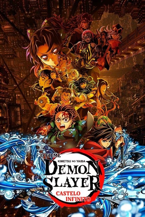 Pôster: Demon Slayer: Kimetsu no Yaiba Castelo Infinito